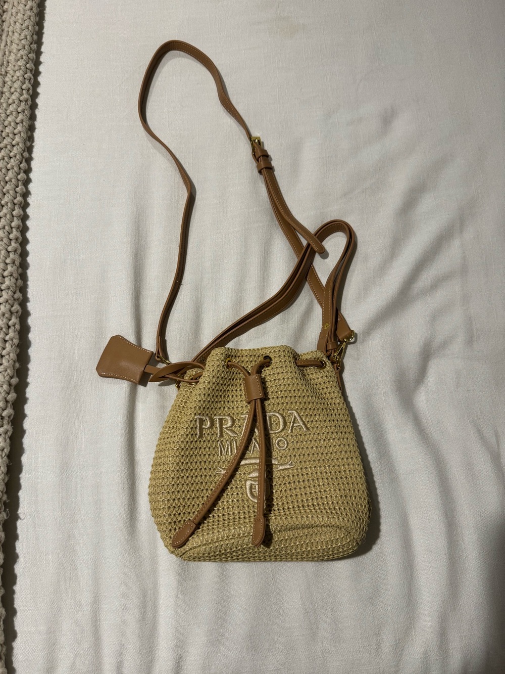 Woven Bucket Bag